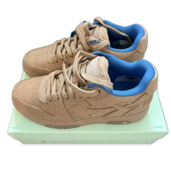🆕 BN Off-White Out of Office 'Camel | size 10 - Picture 2 of 13